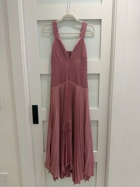 alexis lune cut-out satin maxi dress $595 Alexis Women's Blue Lune Cut Out Satin Maxi Dress Size L